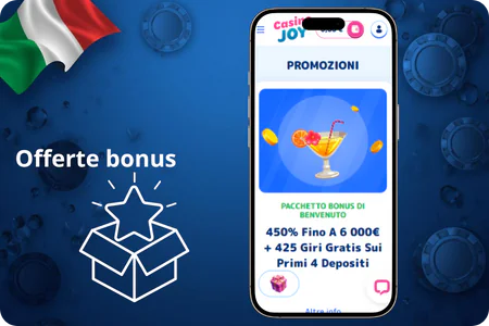 CasinoJoy Offerte bonus