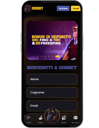 Donbet Per favore registrati