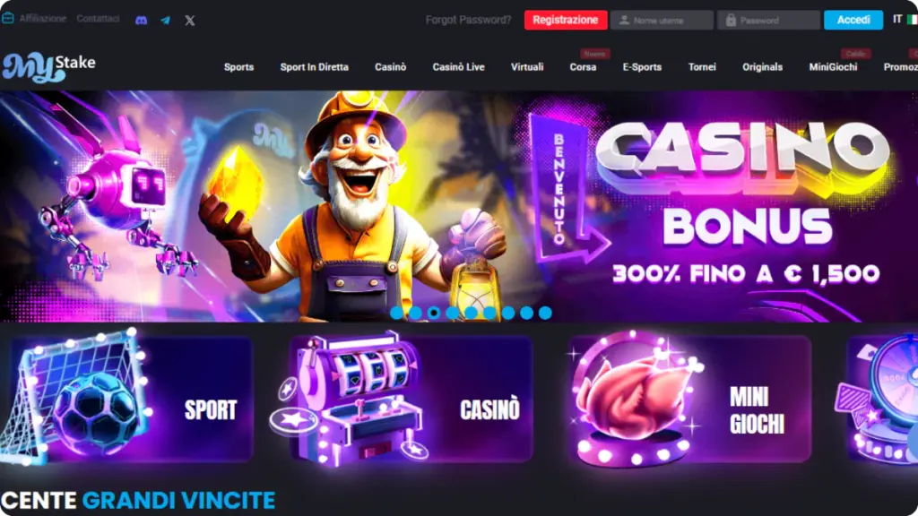 Mystake migliori casinò online italiani non aams