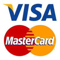 Visa and Mastercard logo