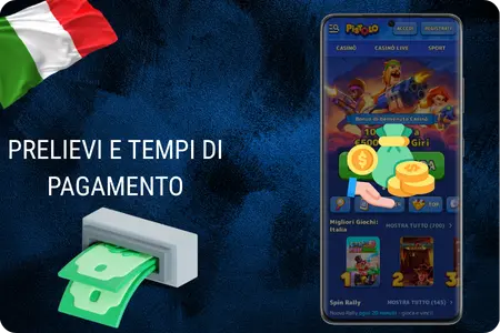 Prelievi e tempi di pagamento su Pistolo Casino disponibili